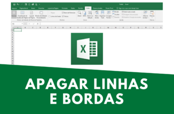 Apagar linhas de Grade e Bordas de Planilhas no Excel