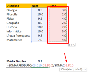 Como Calcular M Dia Ponderada No Excel Ninja Do Excel