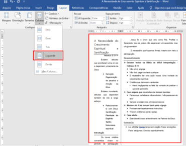 Como Colocar O Texto Em Colunas No Word Ninja Do Excel