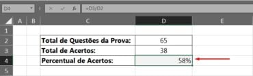 Como Calcular O Percentual De Acertos No Excel Ninja Do Excel