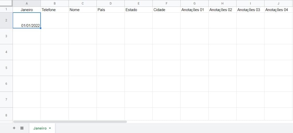 Como Criar Agenda No Planilhas Google Ninja Do Excel