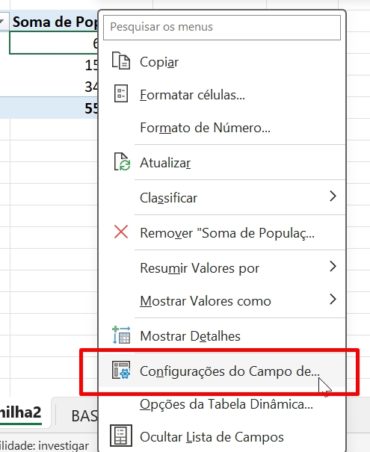 Como Criar Coluna de Média e Soma na Tabela Dinâmica Ninja do Excel