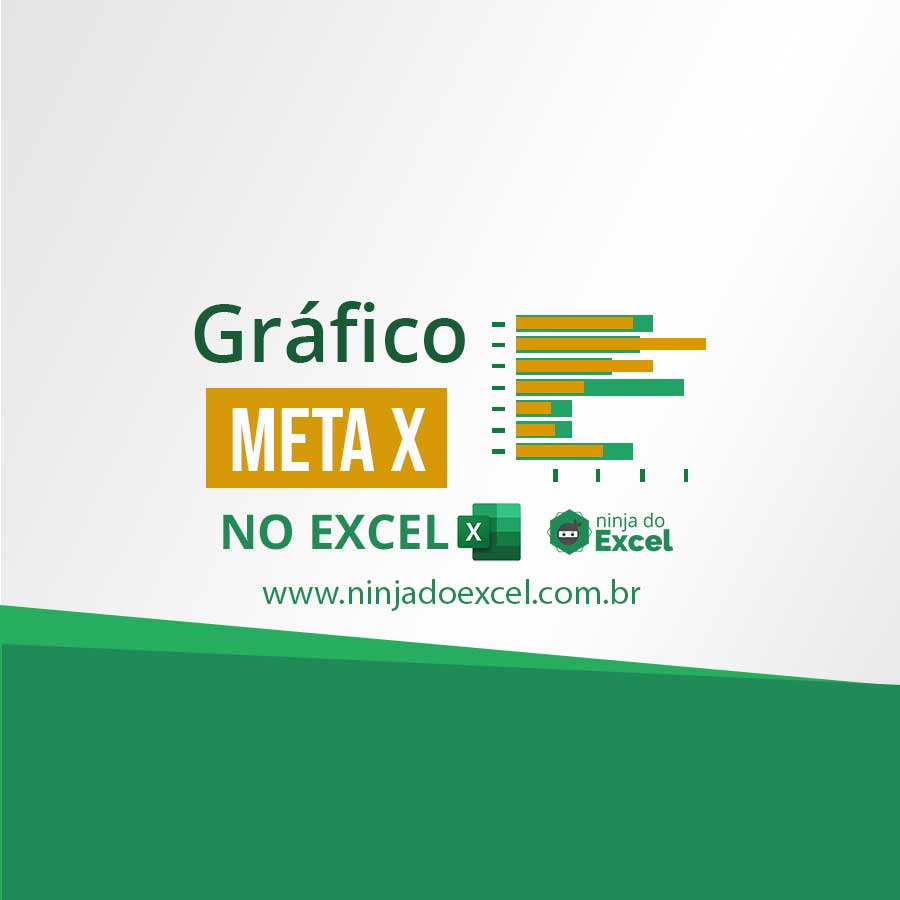 Gráfico Meta X Realizado No Excel Passo A Passo Ninja Do Excel 9474