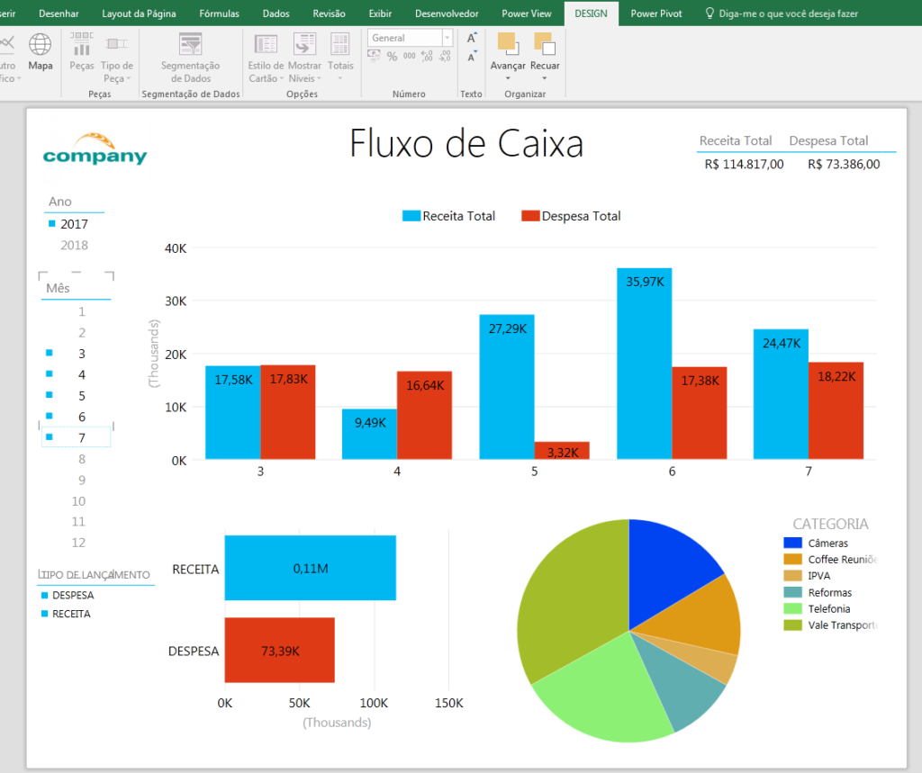 Fluxo de Caixa no Excel - Aprenda como fazer (Aula + Planilha) - Ninja ...