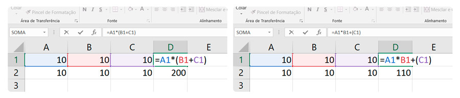 Erros Comuns ao Criar Fórmulas no Excel