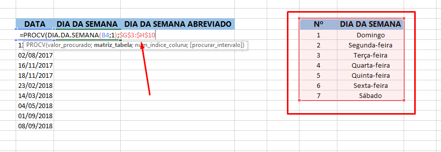 FÓRMULAS EXCEL IDENTIFICANDO FINAIS DE SEMANA/FERIADOS - Excel RAP10 