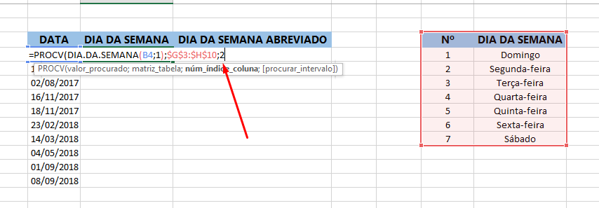 FÓRMULAS EXCEL IDENTIFICANDO FINAIS DE SEMANA/FERIADOS - Excel RAP10 