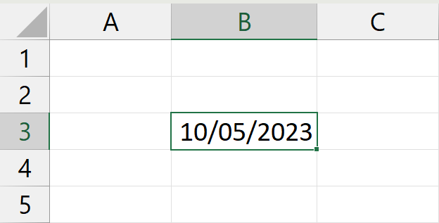 função HOJE Excel, resultado função date