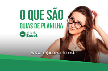 O que são as guias de planilhas do Excel