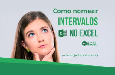 Como nomear intervalos no Excel