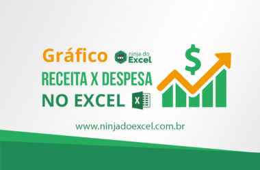 Gráfico Receita x Despesas no Excel