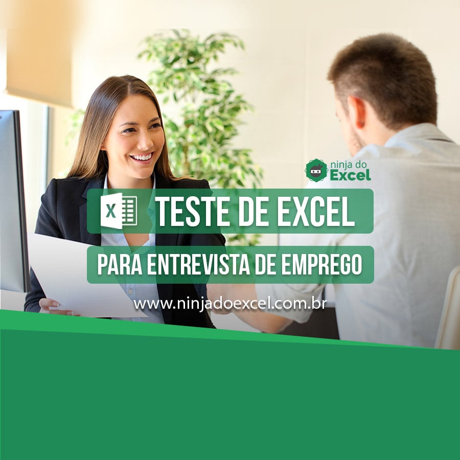 Teste de Excel Para Entrevista de Emprego Parte 2