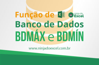 Funções de banco de dados BDMÁX e BDMÍN