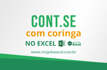CONT.SE com coringa no Excel