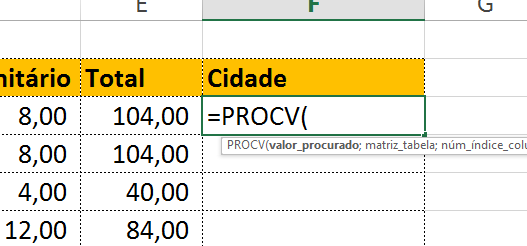 Abrindo função PROCV em textos aleatórios no Excel