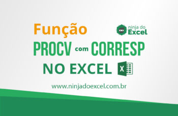 PROCV com CORRESP no Excel