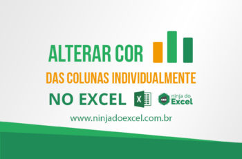 Alterar cor de colunas do gráfico no Excel