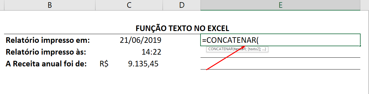 Simplificando a função TEXTO, CONCATENAR e & do Excel - Blog LUZ