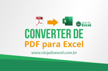 Como Converter PDF em Excel – Método Prático