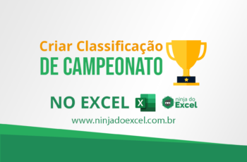 Criar classificação do campeonato no Excel. Fácil fácil