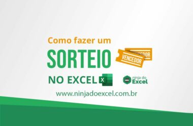 Sorteio no Excel – Versão Simples – Passo a Passo