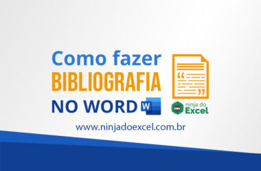 Como fazer bibliografia no Word