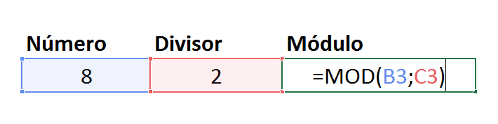 Argumento 2 da função MOD no Excel