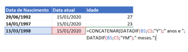 Como Calcular Idade No Excel Ninja Do Excel My Xxx Hot Girl