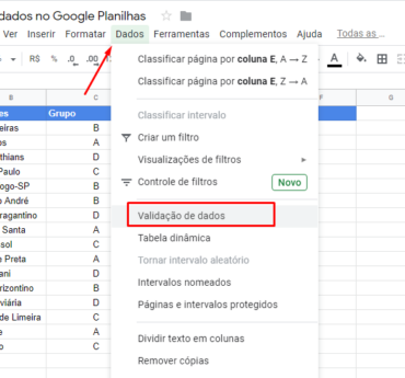 Valida O De Dados No Google Planilhas Ninja Do Excel