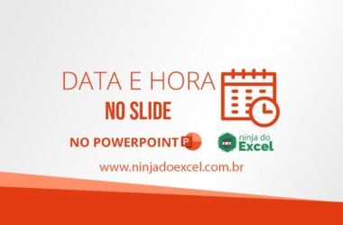 Data e Hora em um Slide no PowerPoint