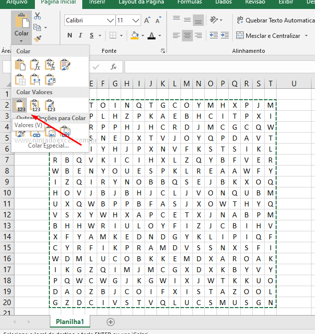 Como fazer um caça-palavras no Word - passo a passo