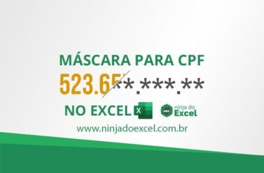 Máscara para CPF no Excel