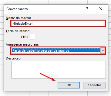 Escolhendo o local da Macro para Diversas Pastas de Trabalho