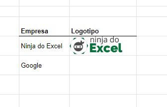 Ninja do Excel imagem da web no Google Planilhas