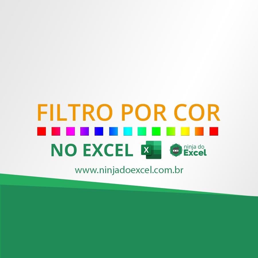 filtro por cor no Excel