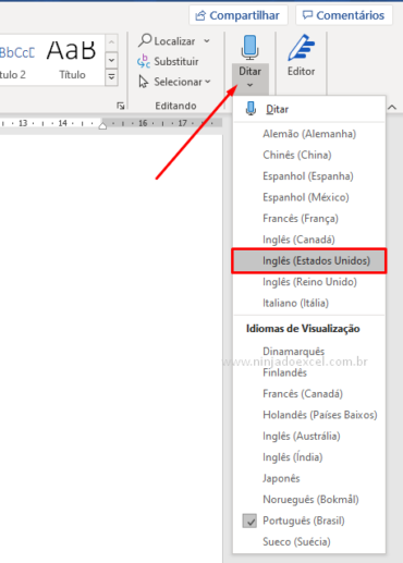 Ditar Texto No Word Use Sua VOZ Para Digitar Um Texto No Word Ninja