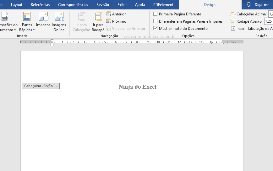 Como Retirar Número da Capa no Word - Ninja do Excel