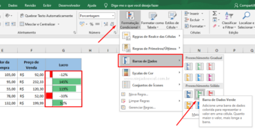 Barra De Dados Para Valores Positivos E Negativos Ninja Do Excel