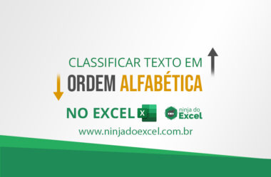 Classificar Texto em Ordem Alfabética no Excel