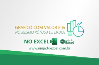 Valor e Percentual no mesmo Rótulo de Dados no Excel