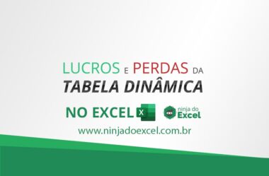 Lucros e Perdas da Tabela Dinâmica do Excel