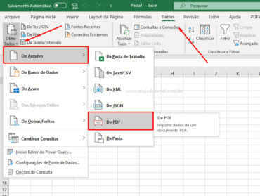 Como Importar PDF Para O Excel Com O Power Query - Ninja Do Excel