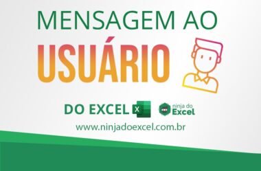 Mensagem ao Usuário no Excel – Função MsgBox