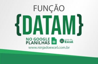 Função DATAM no Google Planilhas