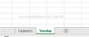 Nome das Abas no Excel
