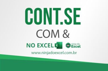 Descubra Como Usar CONT.SE com & no Excel