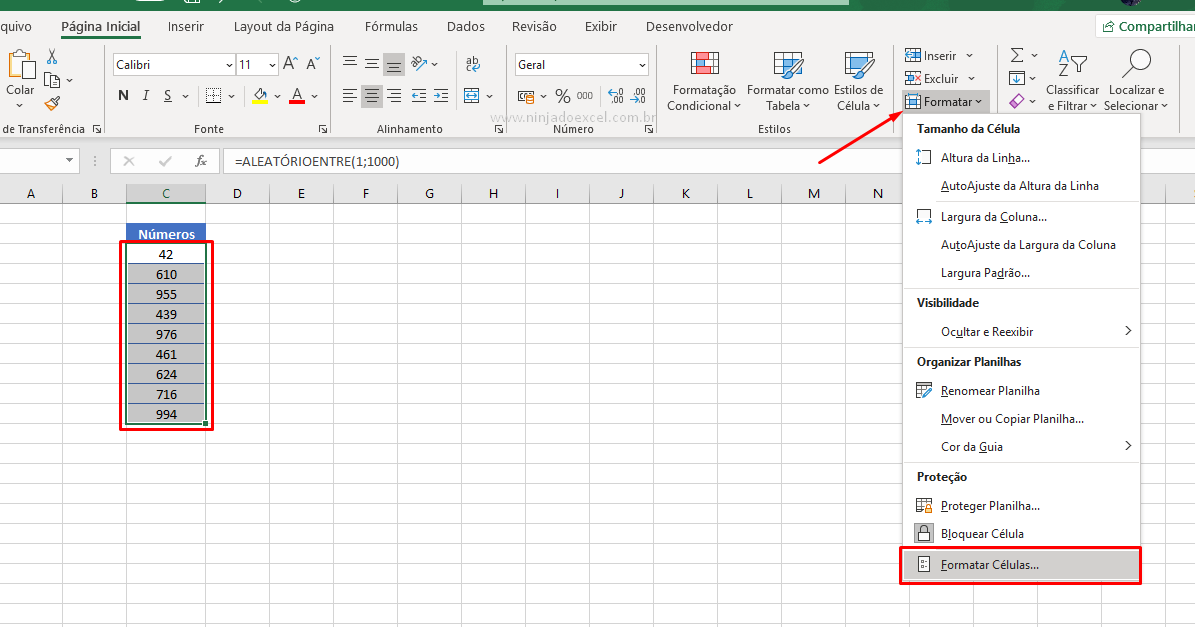 Formatar célula para colocar sinal de mais antes do número no Excel