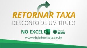 Como Retornar a Taxa de Desconto de um Título no Excel