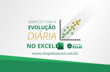 Gráfico com a Evolução Diária no Excel