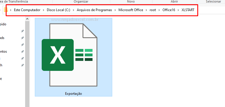 Abrir um Arquivo Específico do Excel Automaticamente
